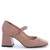 Scarpin Boneca Salto Bloco Couro - loja online