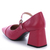 Scarpin Boneca Salto Bloco Couro - comprar online