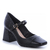 Scarpin Boneca Salto Bloco Couro - comprar online