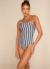 Swimsuit Evelyn - Striped Azul