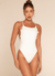 Swimsuit Martina - Off-White - Crepon BIO - buy online