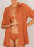 Beach Shirt Claudia - Caramel - Ribbed BIO on internet