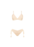 Top Ada and Bottom Simone Off-White Ribbed BIO - Bikini on internet