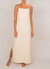 Penelope Dress - Off-White - Ribbed BIO on internet