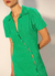 Vivian Dress - Verde Vintage - Veludo Shine