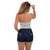 Imagem do Kit 05 Shorts Feminino Jeans Escuro Short com Barra Premium Lançamento!