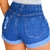 Short Jeans Feminino Bermuda Cintura Alta Modelo Premium na internet