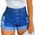 Short Jeans Feminino Bermuda Cintura Alta Modelo Premium - Loja do Mendes - Moda Jeans Feminina e Masculina