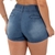 Short Jeans Azul Claro 8 Botões Bermuda Feminina Com Lycra Lançamento! - comprar online