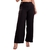 Calça Pantalona e Cropped Conjunto Feminino Preto - loja online