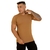 Camisa Cáqui Gola Careca Masculina Exclusiva na internet