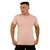 Camisa Rosa Claro Gola Careca Masculina Exclusiva