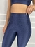 Conjunto Legging Canelado Compressão + Top Azul Marinho - Maromba moda fitness