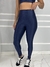 Conjunto Legging Canelado Compressão + Top Azul Marinho - loja online