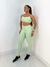 Conjunto Legging Básica Compressão + Top Carla Pistache - Maromba moda fitness