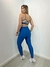 Conjunto Canelado + Top Iza Azul Cobalto na internet