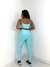 Conjunto Legging Básica Compressão + Top Nina Azul Ártico - comprar online