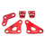 Kit (16) Peças Anodizadas CRF230F Vermelho - OffRacer