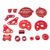 Kit (16) Peças Anodizadas CRF230F Vermelho - comprar online