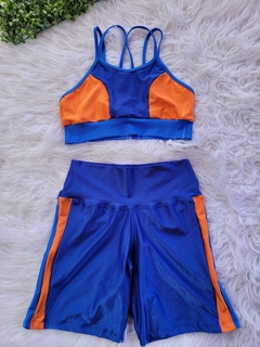 Conjunto Short Aveludado Tricolor Clara Dany na internet