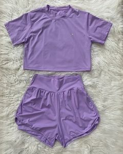 Conjunto Short Duplo com Cropped Kelly - comprar online