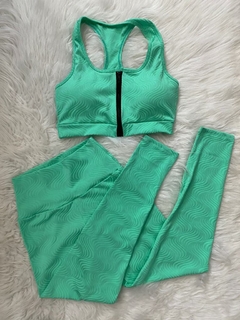 Conjunto Calça Plus Jacquard Active Praia - comprar online