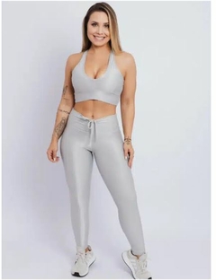 Conjunto Calça Empina Aveludado Dany - Girafit