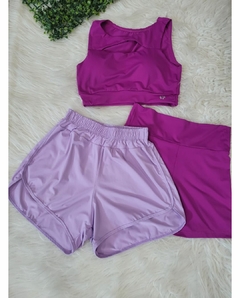 Conjunto Short Duplo 3 Peças Kelly