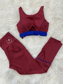 Conjunto Calça Viés Perna Plus Extra Fitness - comprar online