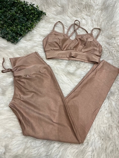 Conjunto Calça Empina Aveludado Dany - Girafit