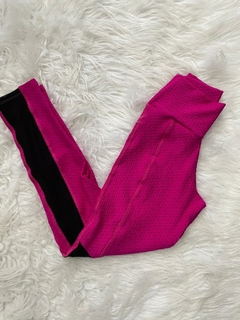 Calça Legging Texturizada Detalhe em Tule Gabi - Girafit