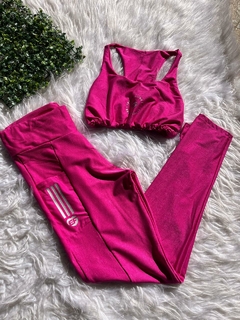 Conjunto Calça Prime Canelado com Bolso Plus Extra Fitness - comprar online