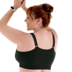 Top Fitness Plus Jacquard com Bojo Removível sem Costura Zee Rucci na internet