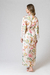 Robe Longo Exotic Floral - Mari M.