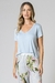 Blusa Lisa Flora Blue