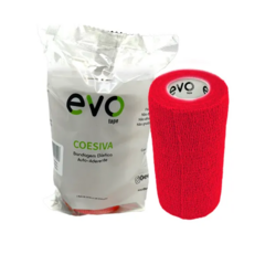 Bandagem Coesiva Evo 10 cm Vermelha - comprar online