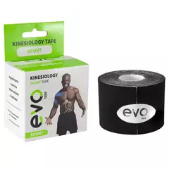 Kinesio Tape Evo Sport 5cmx5m - Preto