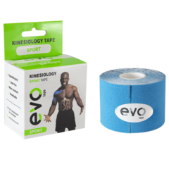 Fita para kinesiologia Evo Tape Sport Azul 5cm X 5m