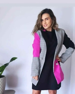 Blazer oversized com recortes - comprar online