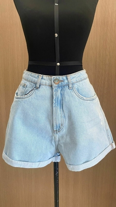 Shorts jeans cintura alta