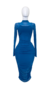 Vestido Midi Azul