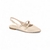 Slingback Beira Rio Creme