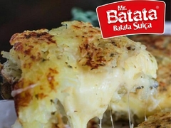 Batata suiça Vegetariana espinafre com gorgonzola