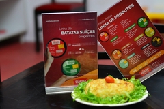 Batata suiça Vegetariana Brocolis com Alho Poró - loja online