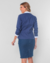 Blazer Social | Azul Marinho | Alfaiataria | Cotton Satin na internet