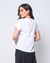 Blusa Feminina | Manga Curta | Branco | Microfibra na internet