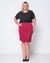 Saia Secretária | Plus Size | Bordô | Two Way - comprar online