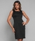 Vestido Social Feminino Sem Mangas Tubinho Preto Two Way