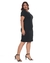 Vestido Social | Com Mangas | Plus Size | Tubinho | Preto | Two Way - Lady's Zastraz Uniformes Femininos Sociais