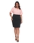 Saia Secretária | Plus Size | Preta | Two Way - comprar online